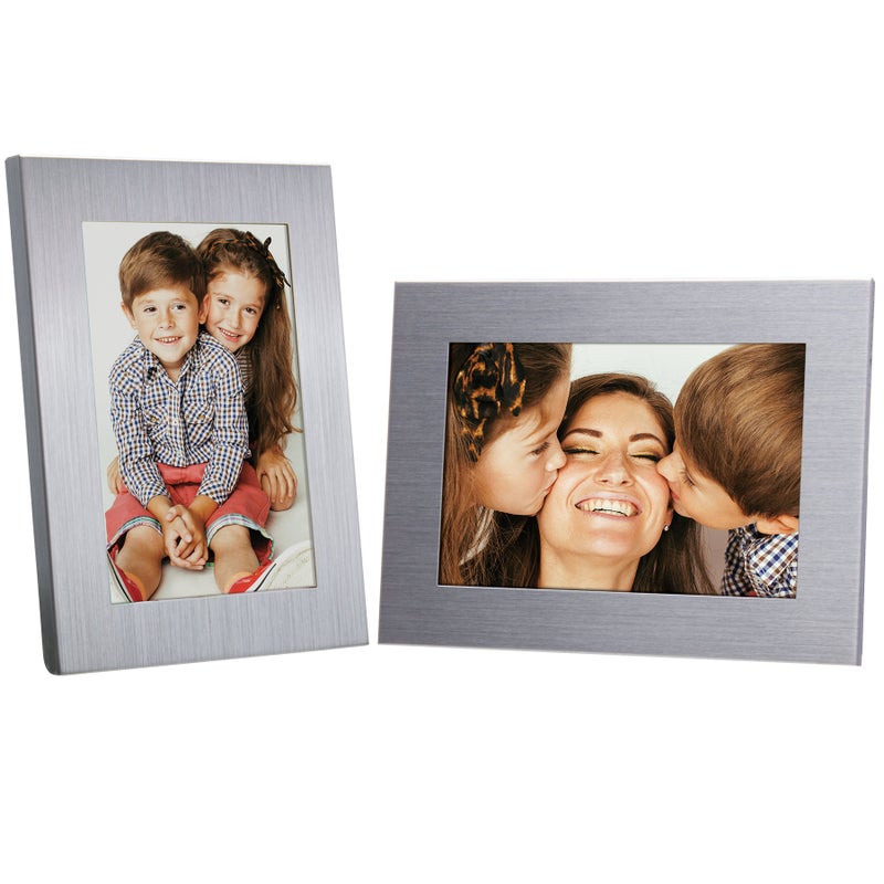 Neil Enterprises, Inc Neil Enterprises Inc. 2.375â€ x 3.5â€ Silver Picture Frame - Image 1